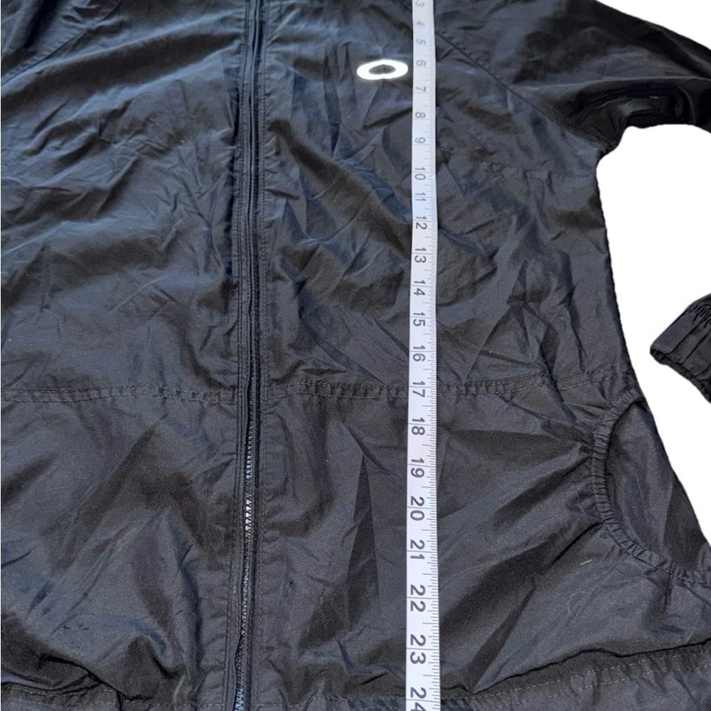 OAKLEY Black Lightweight Windbreaker Jacket with Logo - Picture 7 of 8